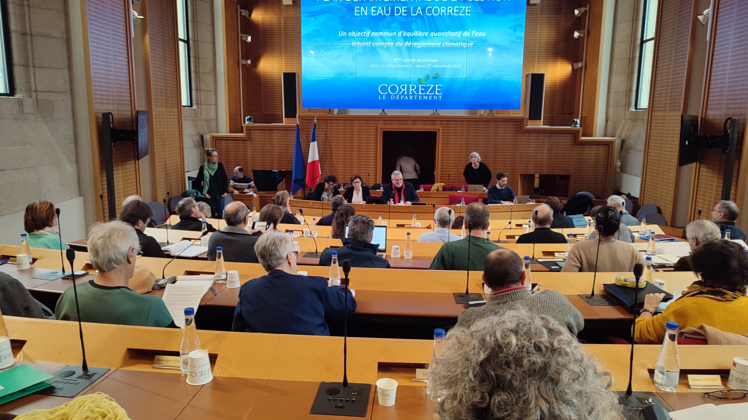 Comité de Pilotage du plan Départemental de la Gestion de l&#039;Eau en Corrèze (PDGE)