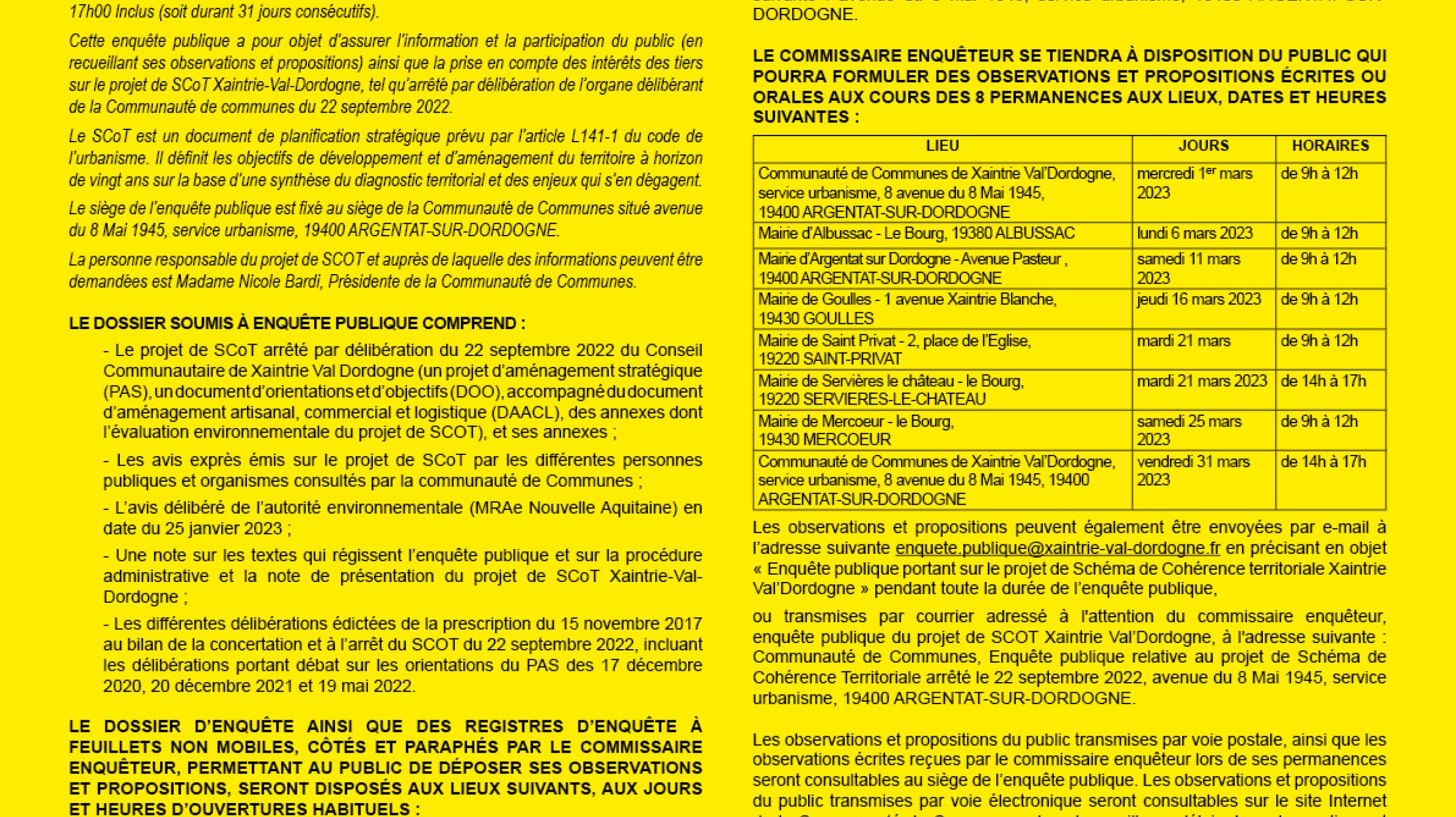 SCoT XV&#039;D approuvé