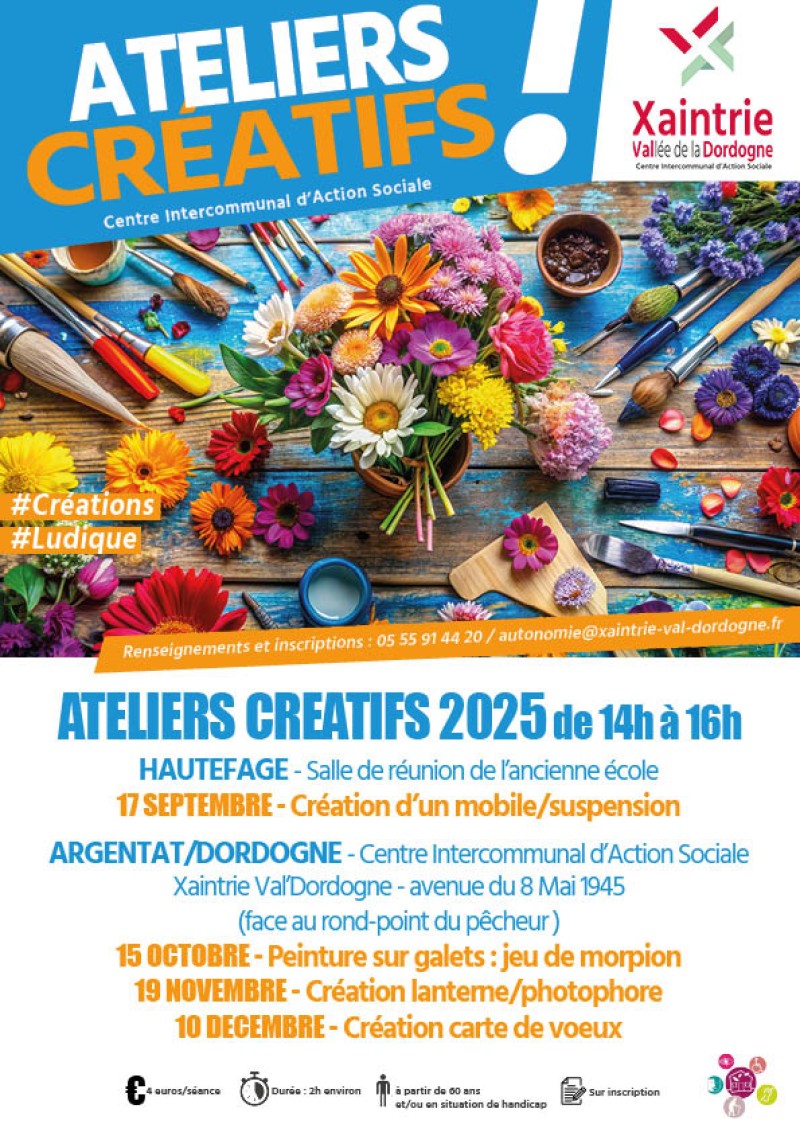 Ateliers créatifs