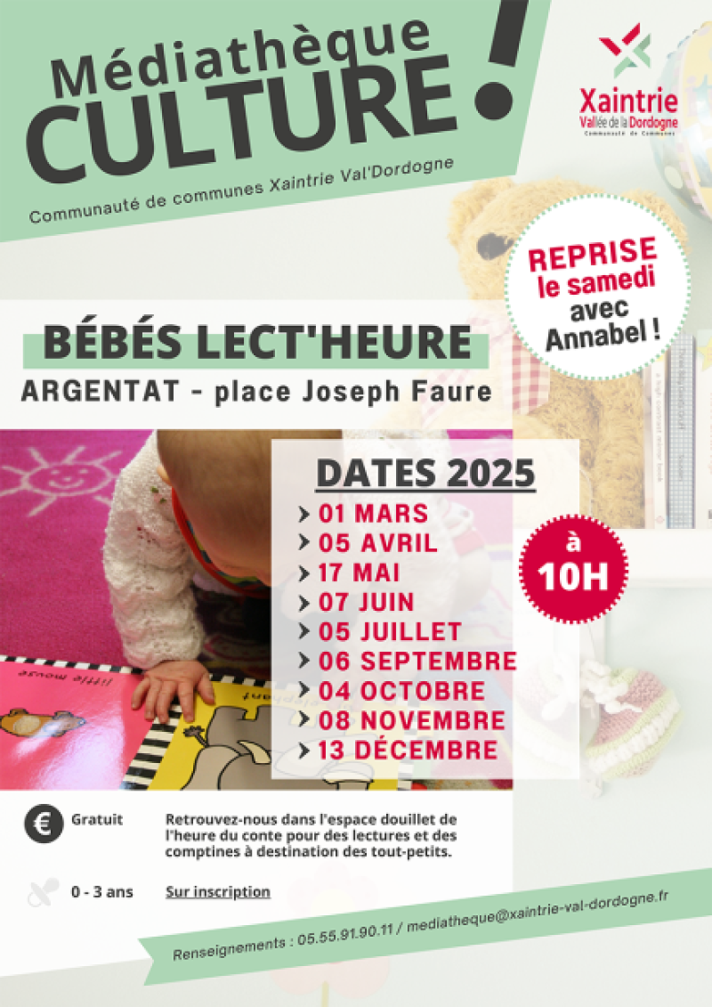 Bébés lect'heure 2025