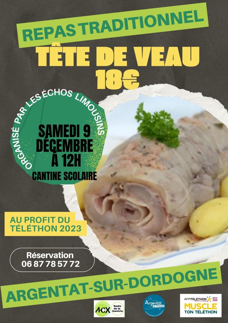 Téléthon : Tête de veau