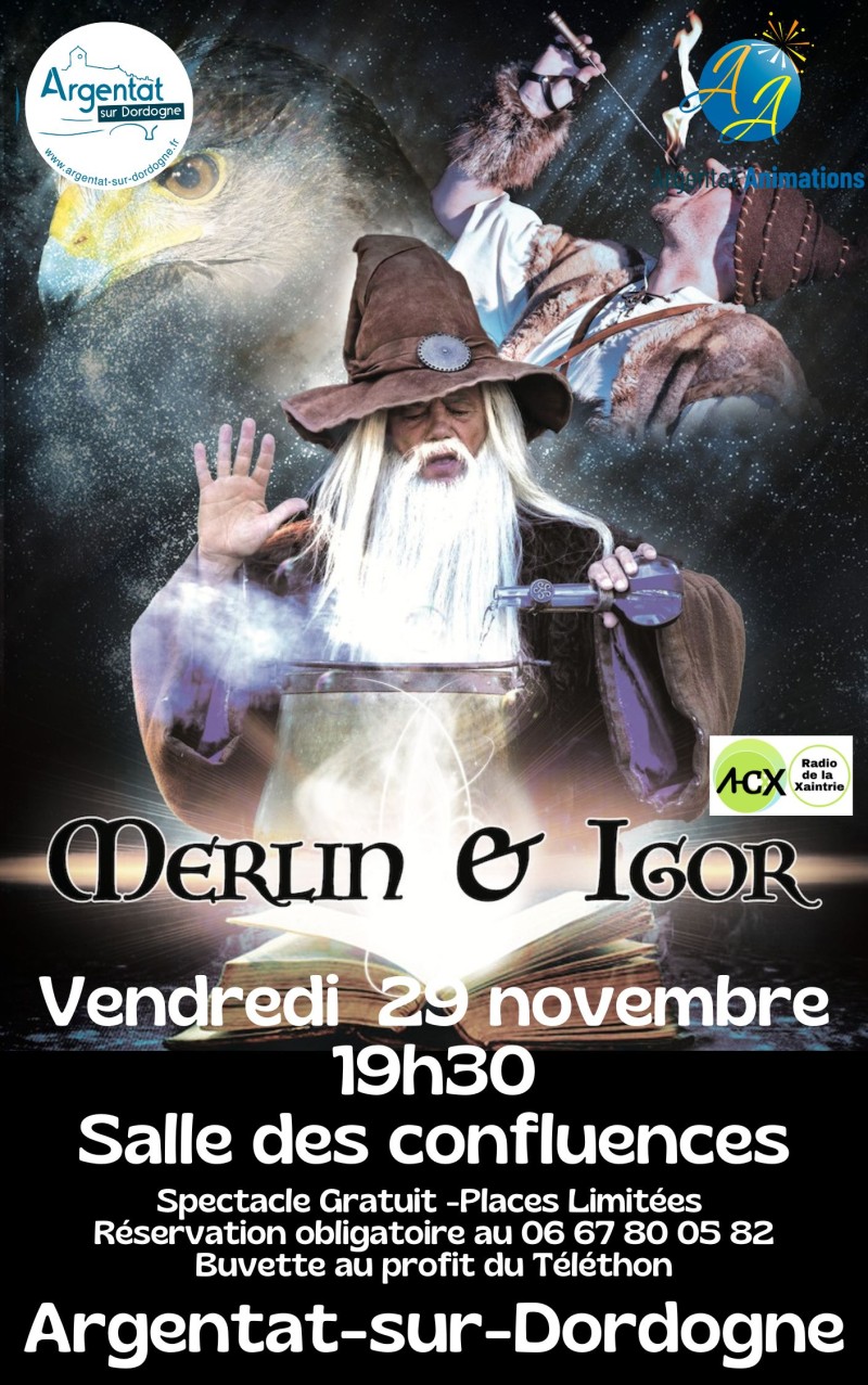 Spectacle &quot;Merlin et Igor&quot;