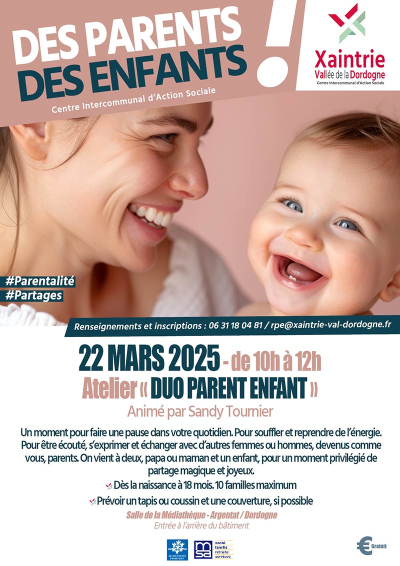 Atelier &quot;DUO PARENT ENFANT&quot;