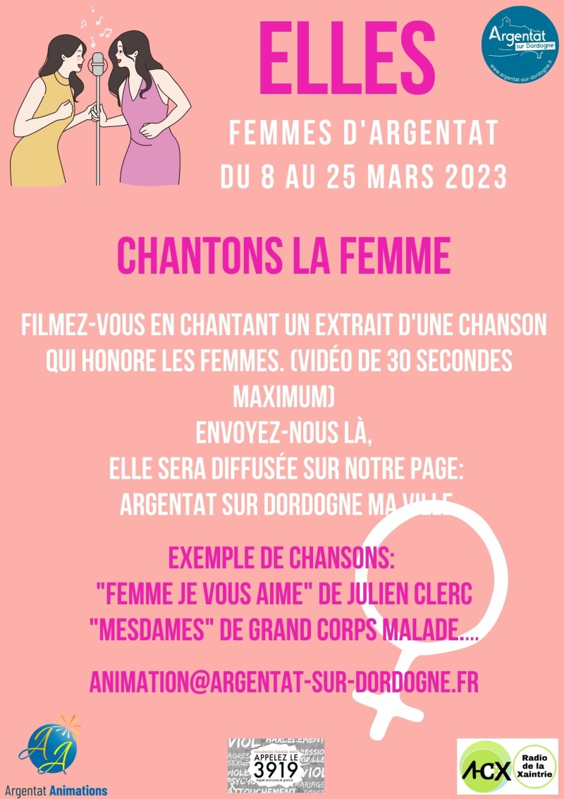 CHANTONS LA FEMME