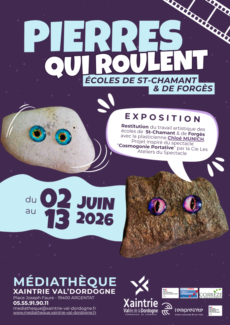 Exposition Pierres qui roulent