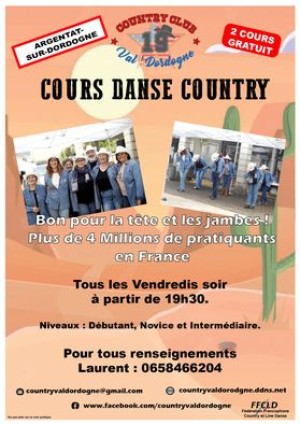 COUNTRY CLUB VAL DORDOGNE - Reprise des cours
