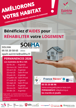 Permanences Soliha 2026