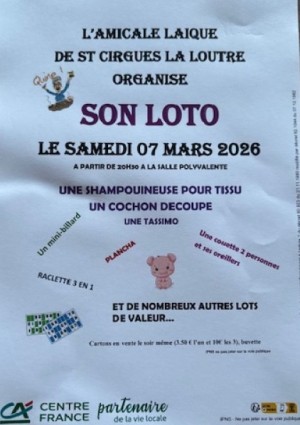 Loto Saint Cirgues la Loutre
